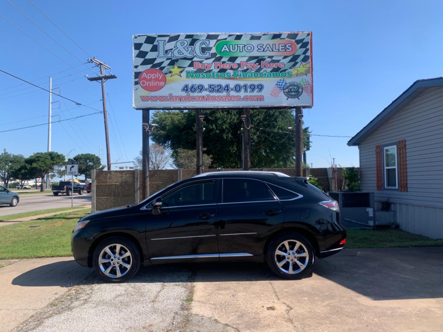 2010 Black Lexus RX 350 FWD (2T2ZK1BA3AC) with an 3.5L V6 DOHC 24V engine, Automatic transmission, located at 1830 North Belt Line Road, Irving, TX, 75061, (469) 524-0199, 32.834373, -96.993584 - Photo#0